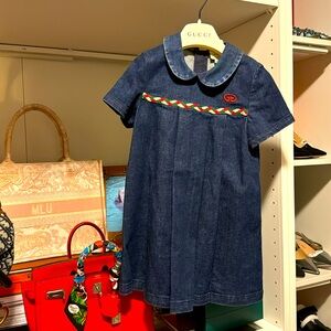 Gucci girl jean dress